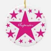 Superstar Collectie Round Ornament (Achterkant)