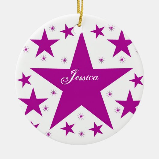 Superstar Collectie Round Ornament (Voorkant)