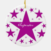 Superstar Collectie Round Ornament (Achterkant)