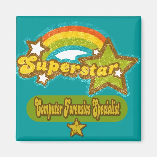 Superstar Computer Forensics Specialist Magneet (Voorkant)