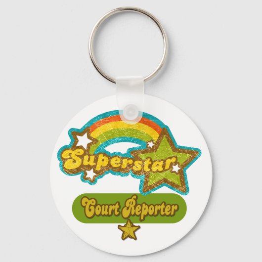 Superstar Court Reporter Sleutelhanger (Voorkant)