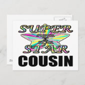 Superstar Cousin Briefkaart (Voorkant / Achterkant)