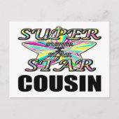Superstar Cousin Briefkaart (Voorkant)