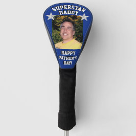 "Superstar Dad" Vaderdag Foto Putter Golfheadcover