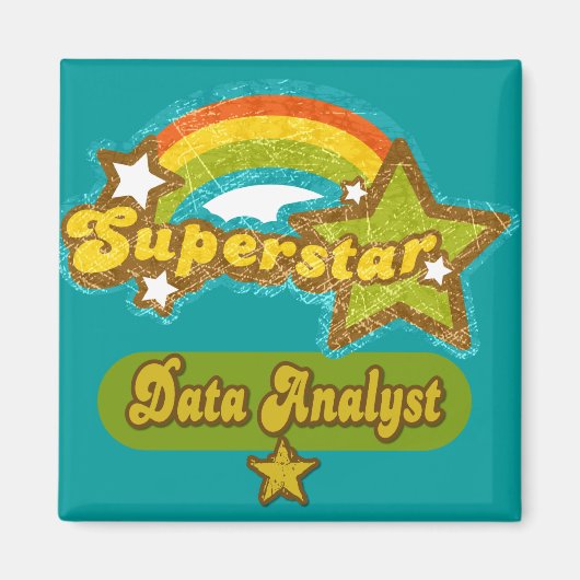 Superstar Data Analyst Magneet (Voorkant)