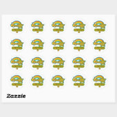 Superstar Educator Ronde Sticker (Vel)