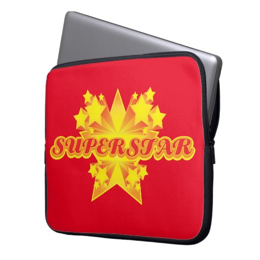 Superstar Electronics Bag Laptop Sleeve (Voorkant Links)