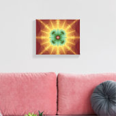 Superstar - Fractal Art Canvas Afdruk (Insitu (Woonkamer))