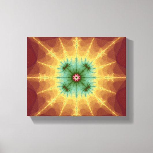 Superstar - Fractal Art Canvas Afdruk (Voorkant)