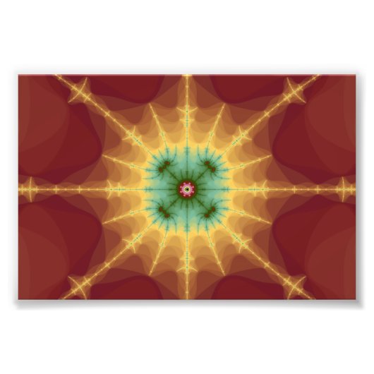 Superstar - Fractal Art Foto Afdruk (Voorkant)