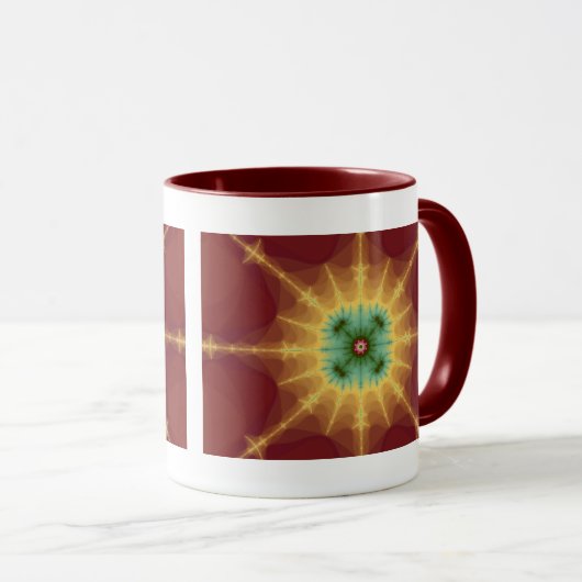 Superstar - Fractal Art Mok (Voorkant rechts)