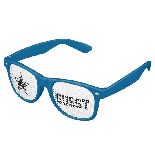 Superstar Guest Shades Fun Wedding Sunbril Retro Zonnebril (Gekanteld)