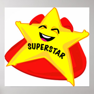 superstar humoureus poster! poster