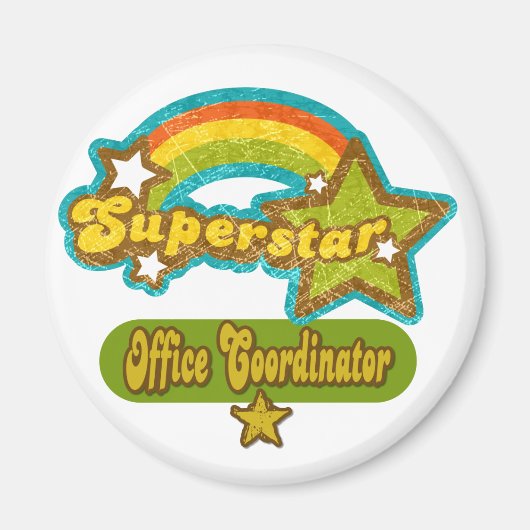 Superstar Kantoor-coördinator Magneet (Voorkant)
