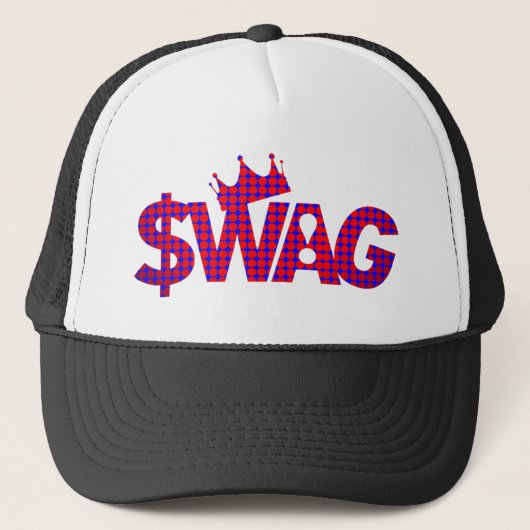 Superstar koning van Swag! Trucker Pet (Voorkant)