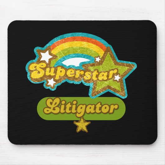 Superstar Litigator Muismat (Voorkant)