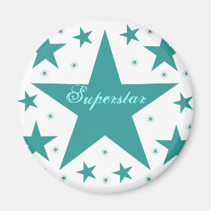 Superstar Magnet, Blauwgroen Magneet