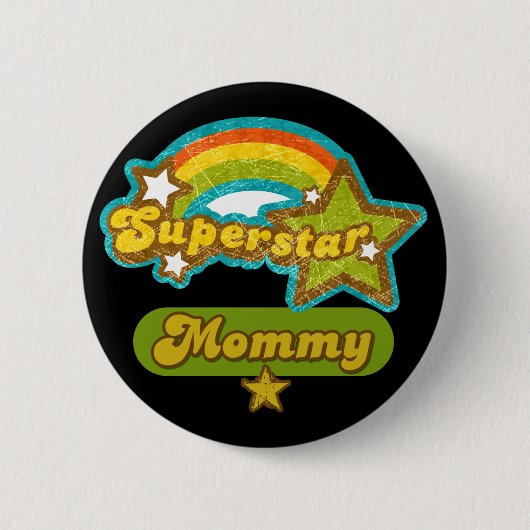 SuperStar-mama Ronde Button 5,7 Cm (Voorkant)