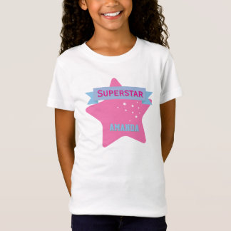 Superstar met eigen naam t-shirt