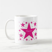 Superstar-Mok, roze Koffiemok (Links)