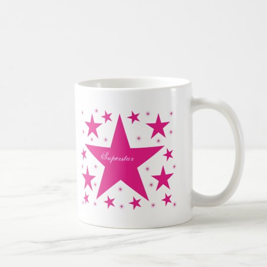 Superstar-Mok, roze Koffiemok (Rechts)