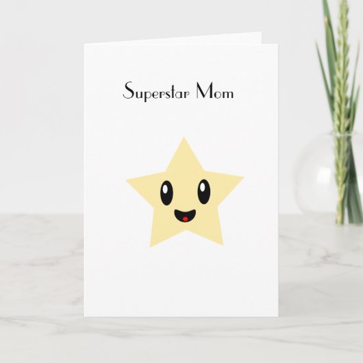 Superstar Mom Kaart (Voorkant)