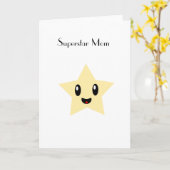 Superstar Mom Kaart (Gele Bloem)