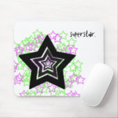 ~ superstar.~ mousepad muismat (Met muis)