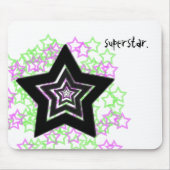 ~ superstar.~ mousepad muismat (Voorkant)