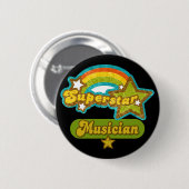 Superstar Musician Ronde Button 5,7 Cm (Voorkant /achterkant)