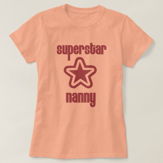 Superstar Nanny T-shirt (Design voorkant)