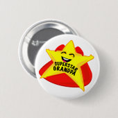 superstar opa grappige vaderdag pin ronde button 5,7 cm (Voorkant /achterkant)