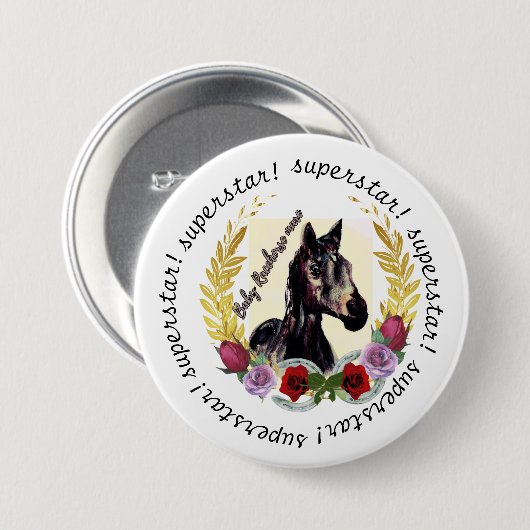 Superstar Paard Button (Voorkant /achterkant)