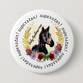 Superstar Paard Button