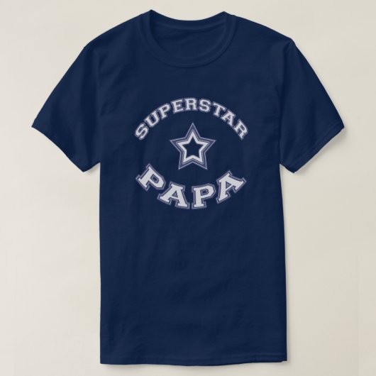 Superstar Papa T-shirt (Design voorkant)