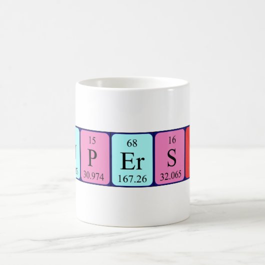 Superstar periodieke lijstnaam mok (Center)