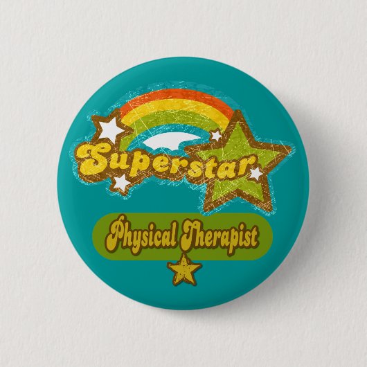 Superstar Physical Therapist Ronde Button 5,7 Cm (Voorkant)