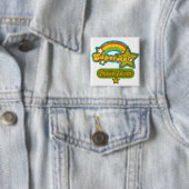 Superstar Physician Assistant Vierkante Button 5,1 Cm (In situ)