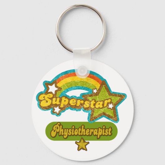 Superstar Physiotherapeut Sleutelhanger (Voorkant)