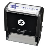 SUPERSTAR Puffy Paarse Ster Zelfinktende Stempel (Product)