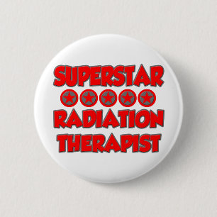 Superstar Radiation Therapist Ronde Button 5,7 Cm