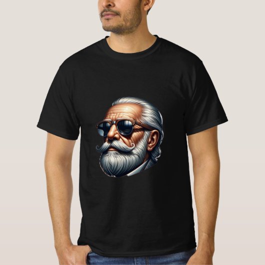 Superstar Rajinikanth digitale kunst T-shirt (Voorkant)