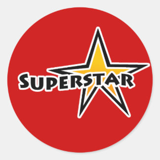 Superstar Ronde Sticker