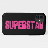 Superstar roze Case-Mate iPhone case (Achterkant (horizontaal))