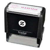 SUPERSTAR Roze Polka Dot Star Zelfinktende Stempel (Product)