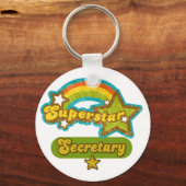 Superstar-secretaris Sleutelhanger (Voorkant)