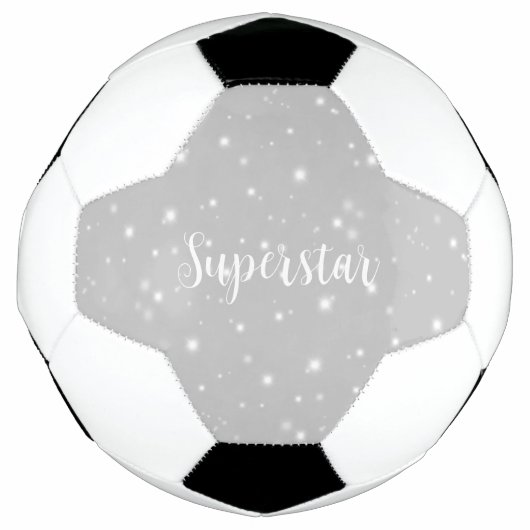 Superstar Silver Gray Starlight Voetbal (Voorkant)