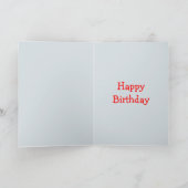 Superstar Son 11e verjaardag rode-jongetkaart Kaart (Binnen)