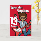 Superstar Son 11th verjaardagskaart Kaart (Gele Bloem)