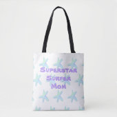 Superstar Surfer makrevis Tote Bag (Voorkant)
